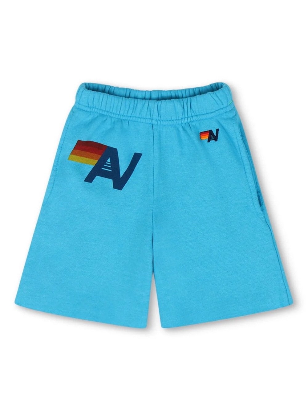 RARE Aviator Nation neon blue mens sweatshorts